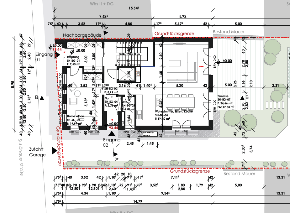 Haus S — Grundriss EG