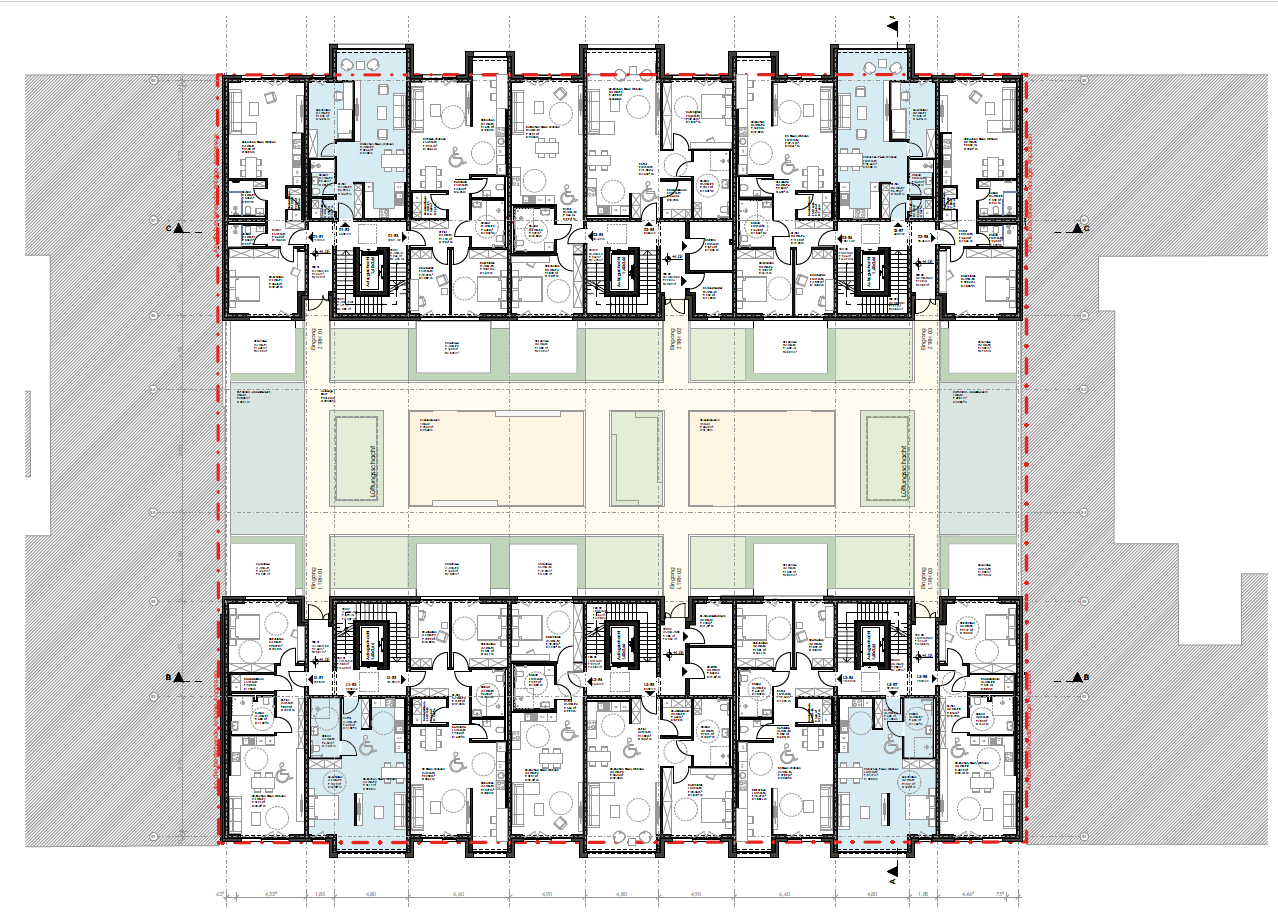 Urbanes Wohnen — Grundriss